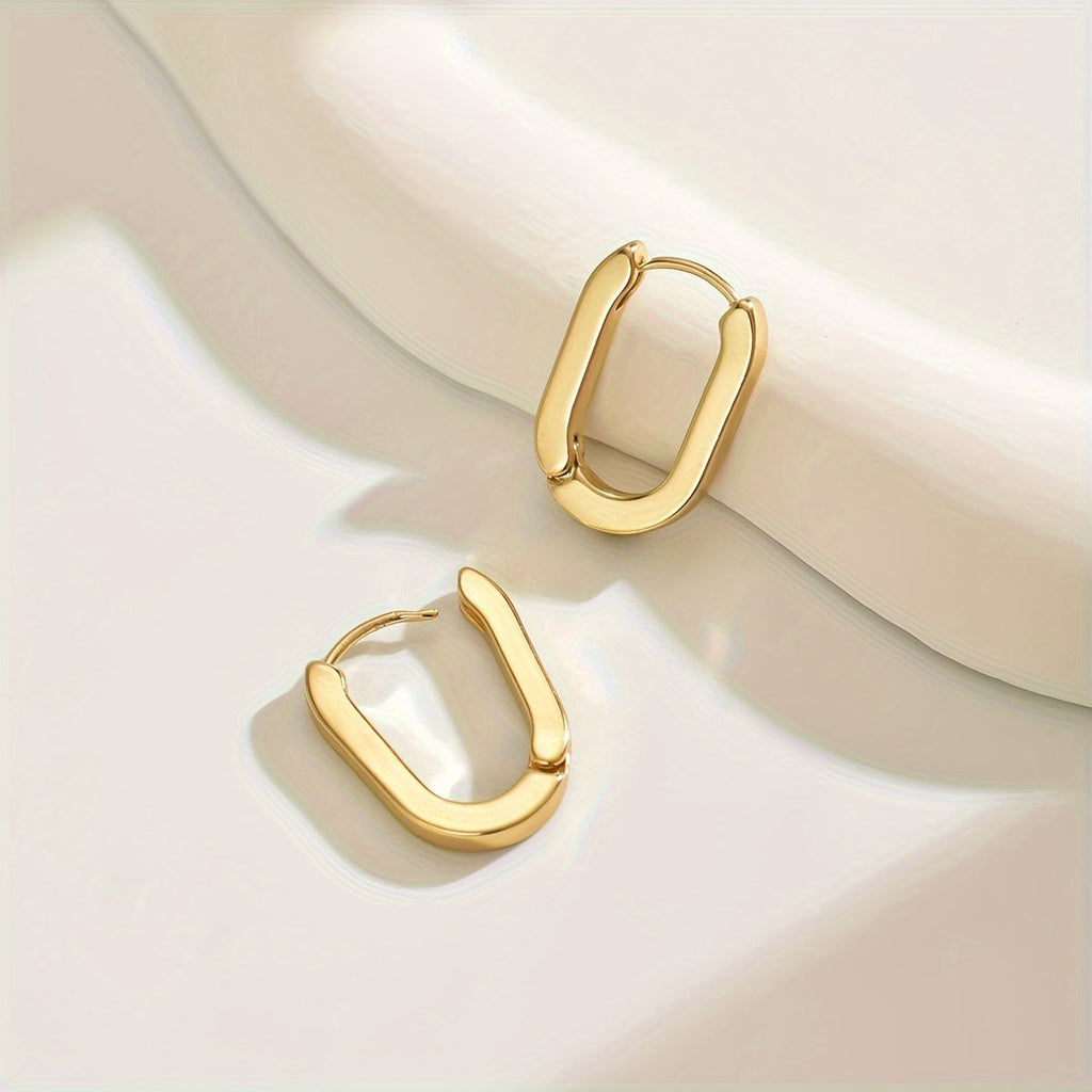 Elegante geometrische oorbellen