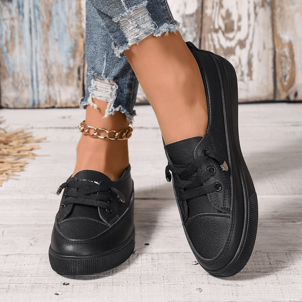 Nora | Veterschoenen met orthopedische inlegzolen