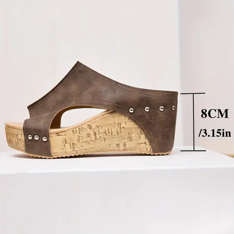 Melissa | Hoogwaardige sandalen met sleehak