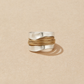 Zilveren Gouden Draadring