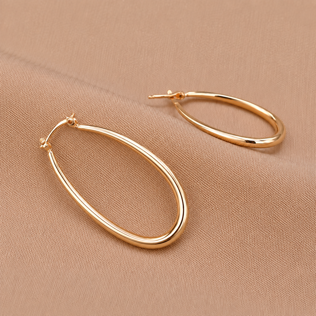 Exclusieve vintage gouden oorbellen