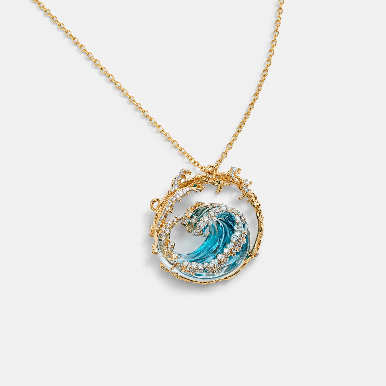 Ketting met hanger “Belofte van de Oceaan”