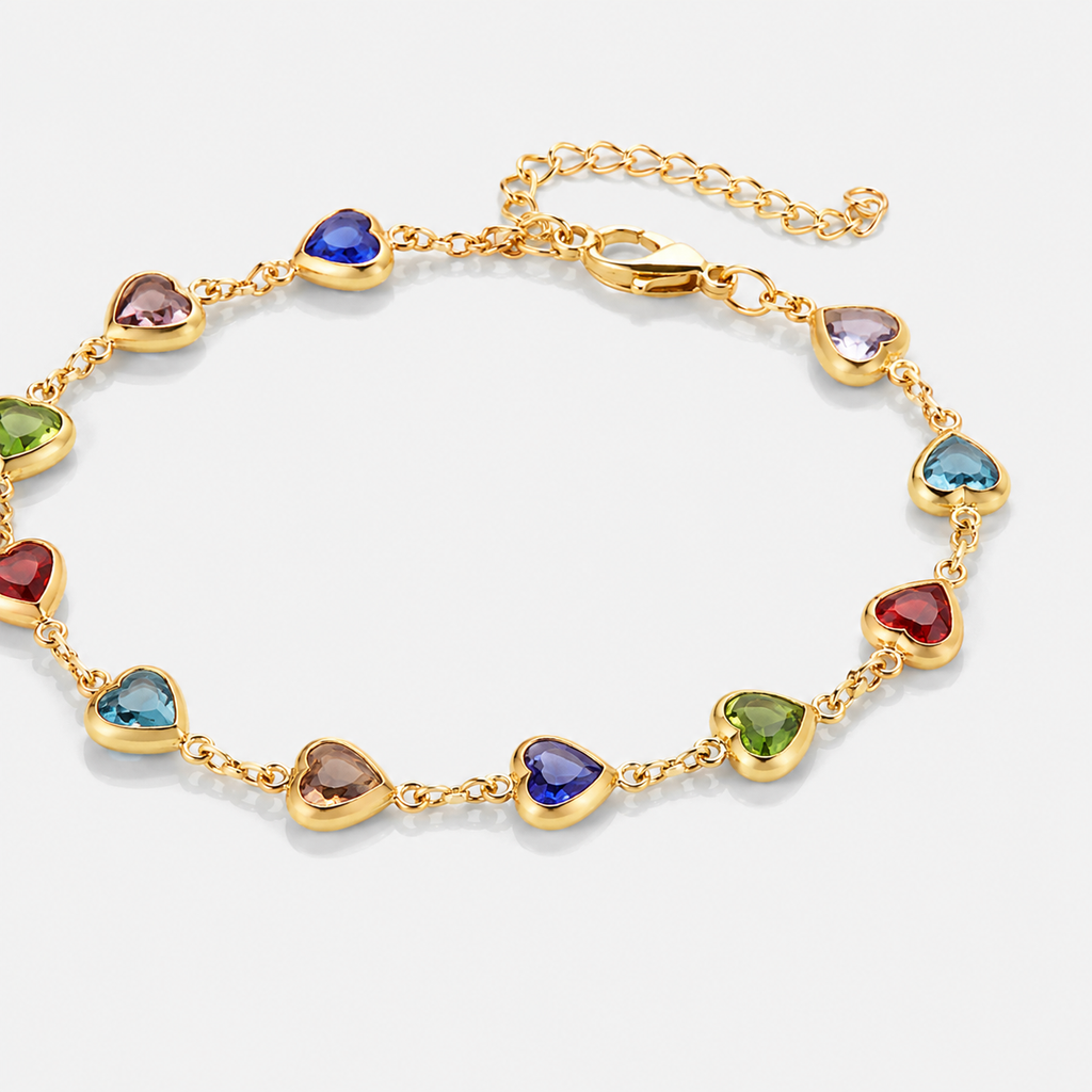 Unieke hartvormige armband