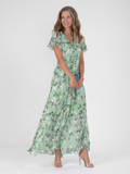 Ismeria | Bloemen Chiffon Maxi Jurk