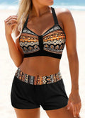 Janette - Hoge Taille Ribbet Bikini
