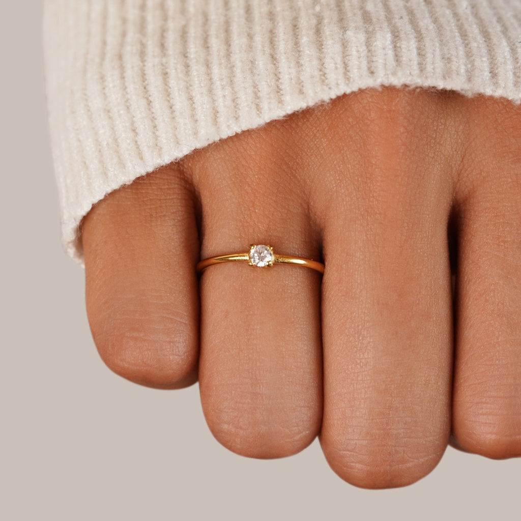 Geboortesteen Gouden Ringen