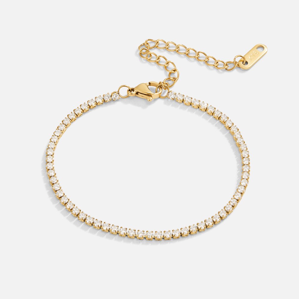 Cordelia | Gouden Tennisarmband