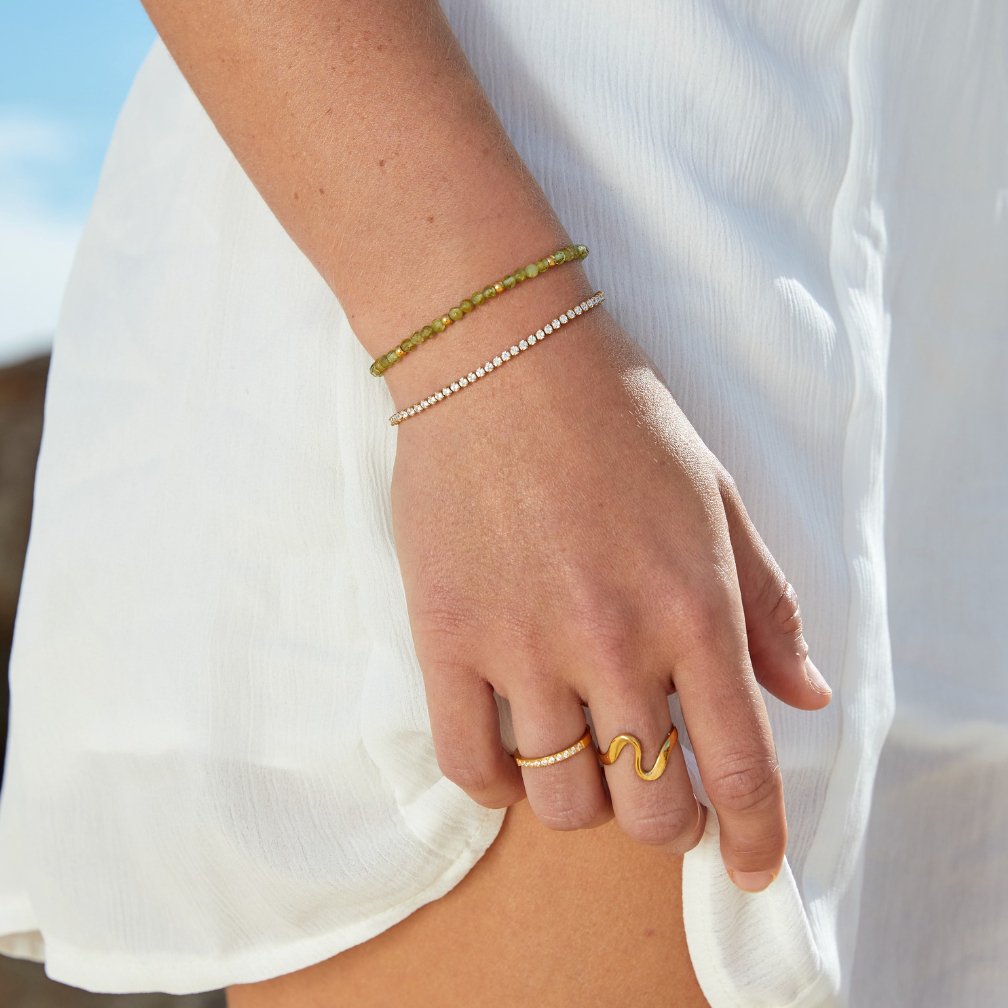 Cordelia | Gouden Tennisarmband