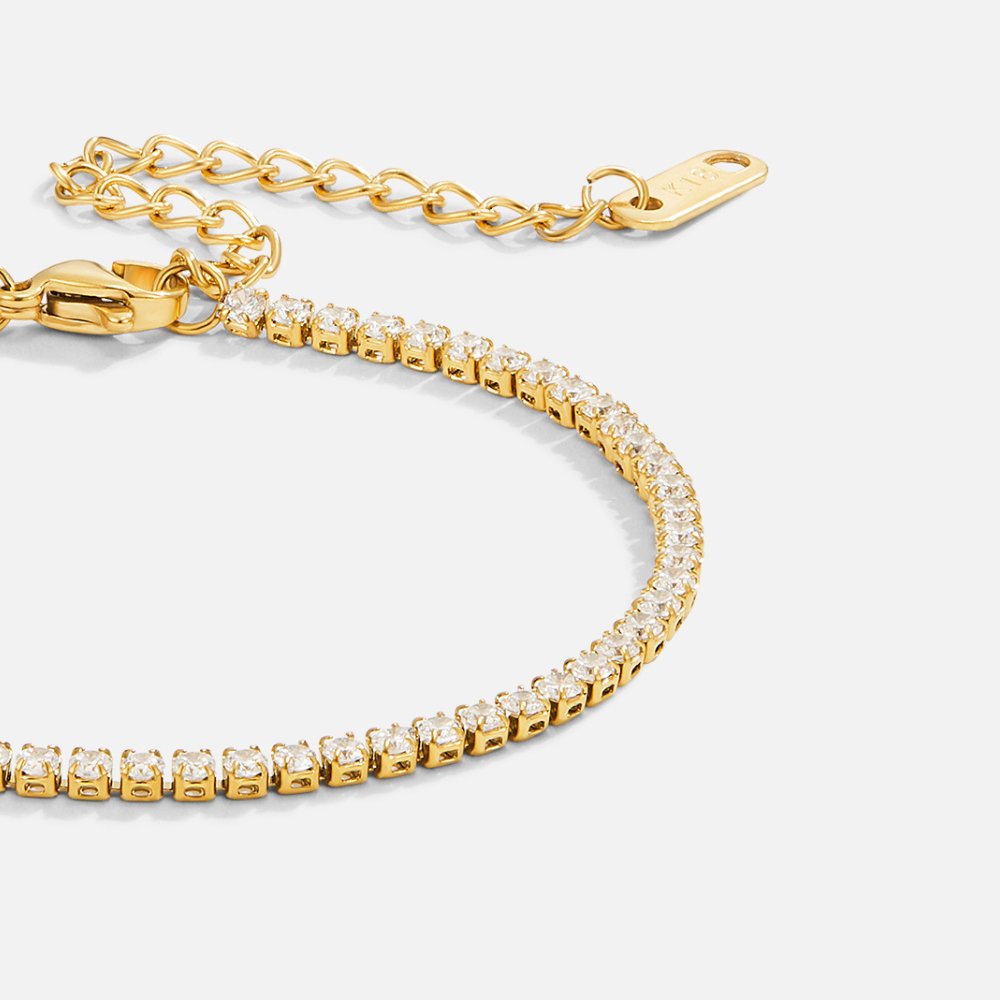 Cordelia | Gouden Tennisarmband