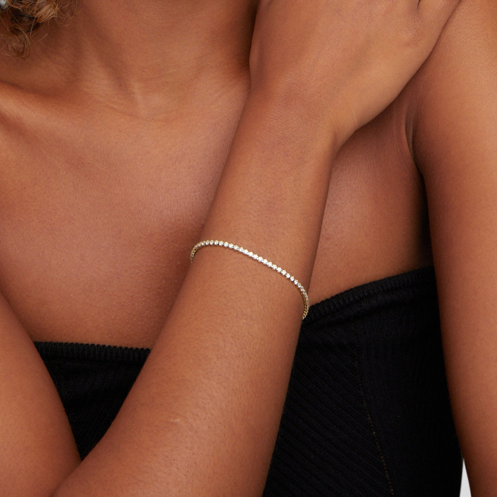 Cordelia | Gouden Tennisarmband