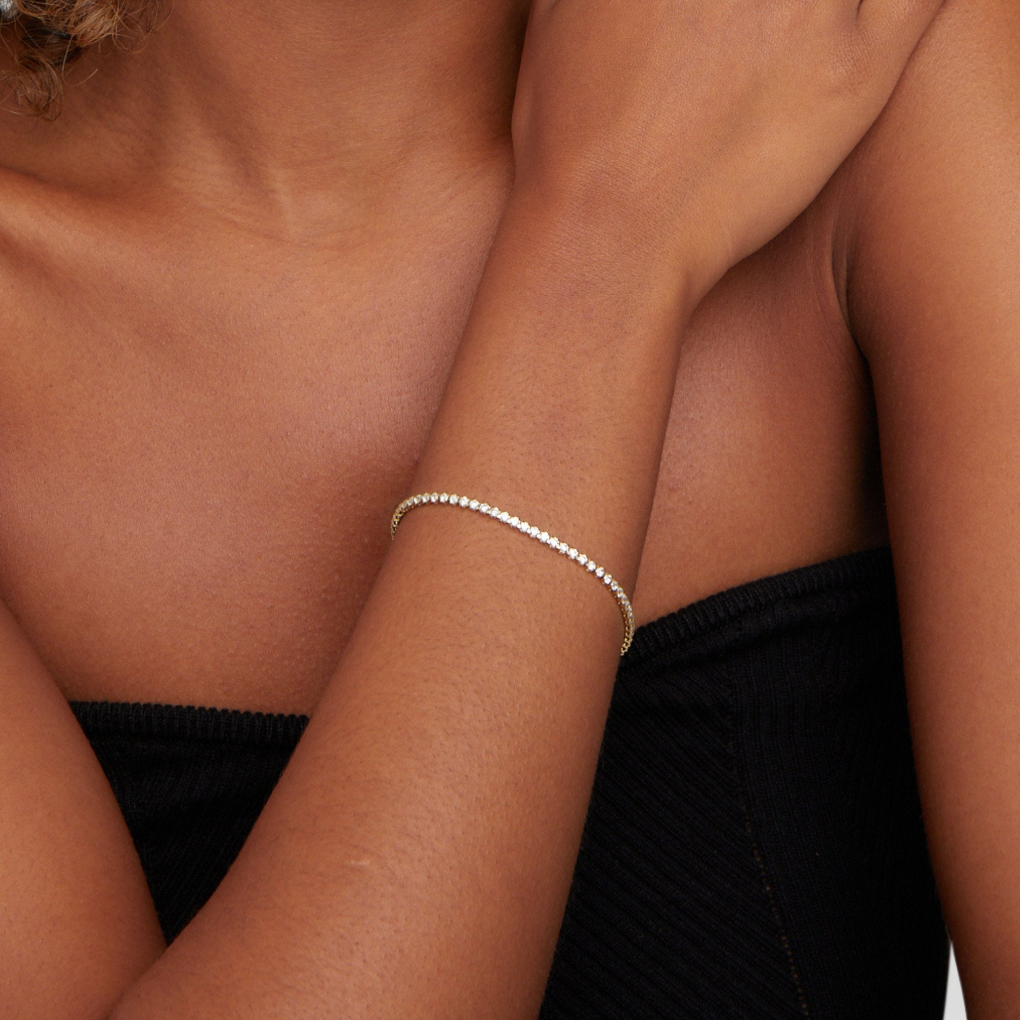 Cordelia | Gouden Tennisarmband