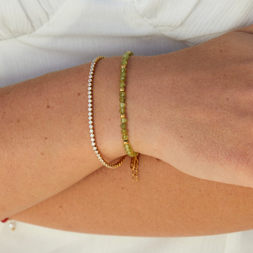 Cordelia | Gouden Tennisarmband
