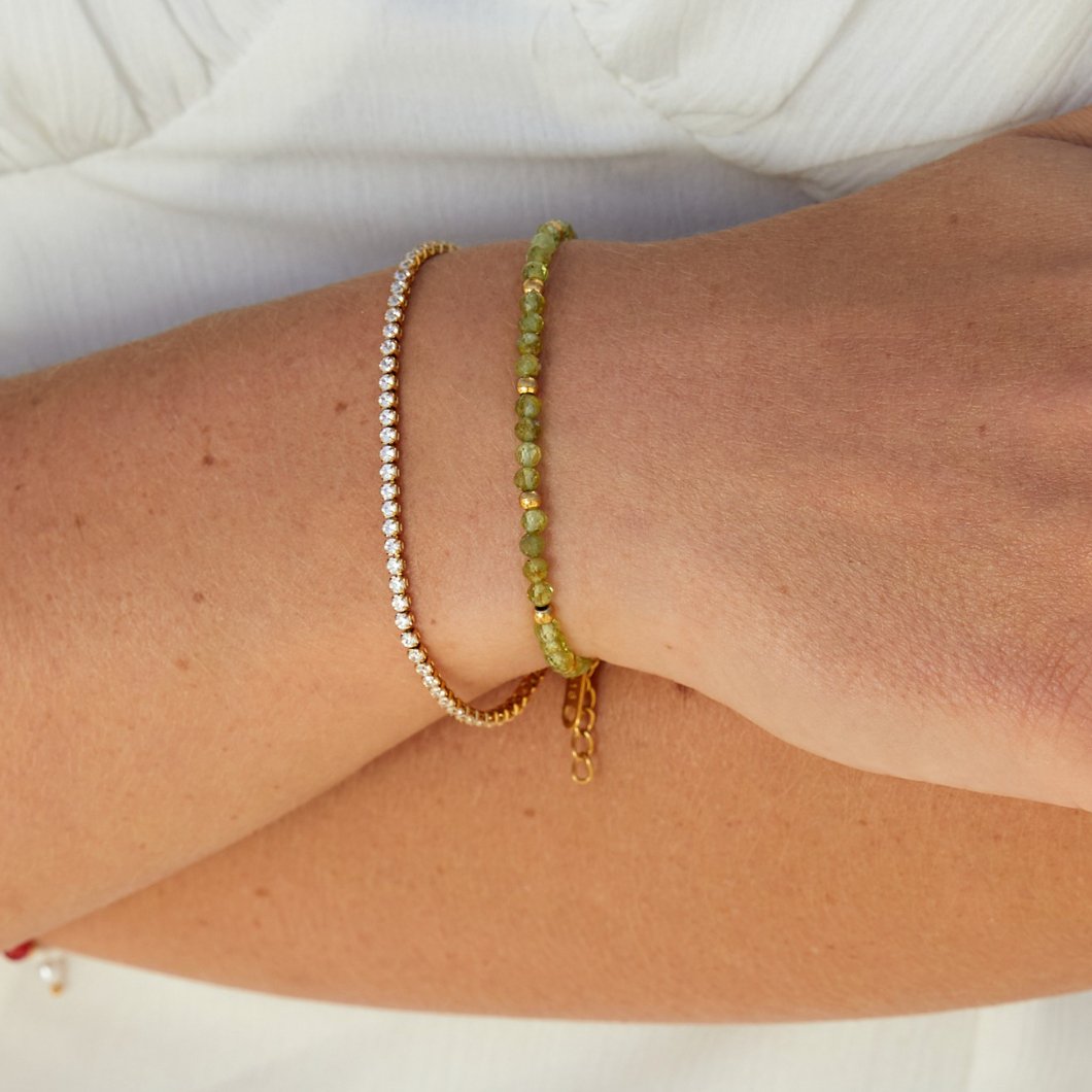 Cordelia | Gouden Tennisarmband