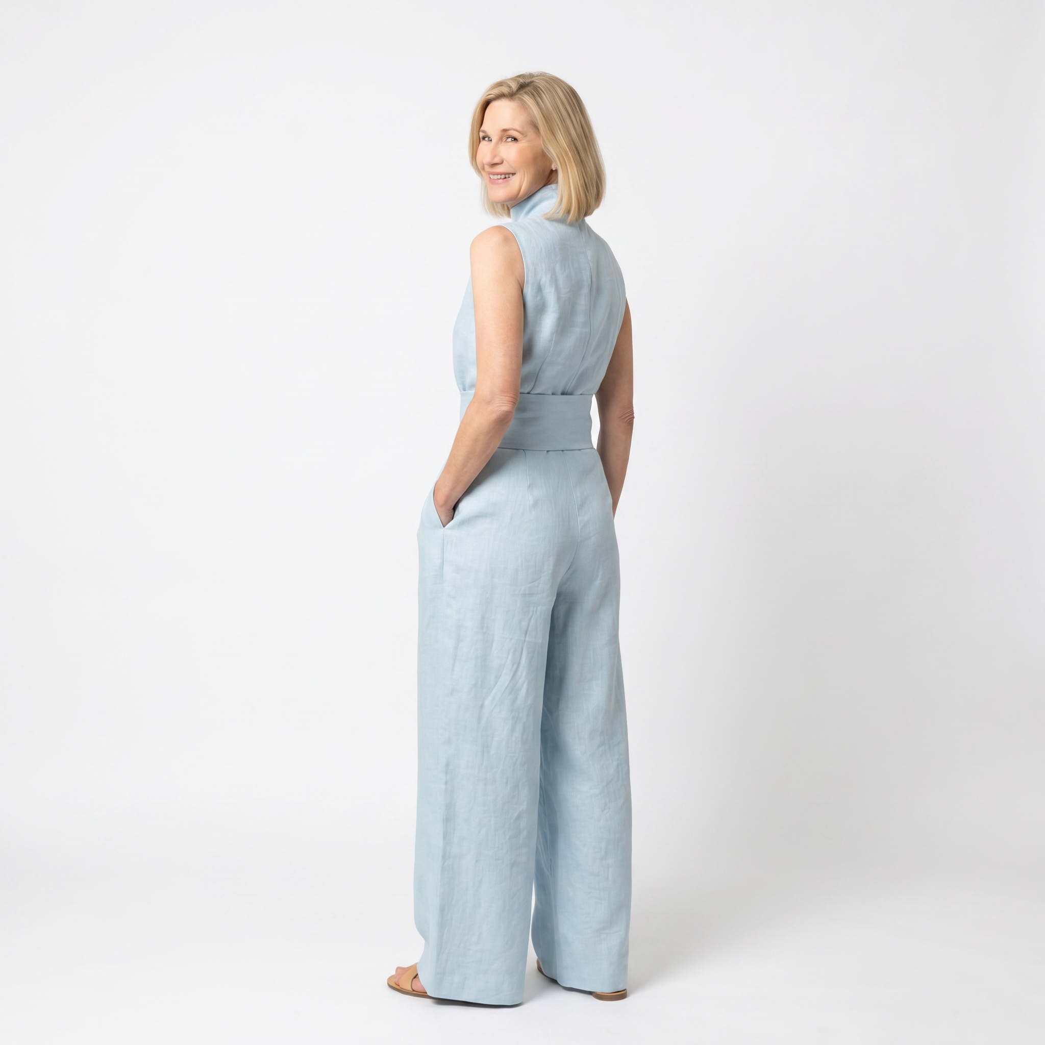 Teya | Elegante Linnen Jumpsuit