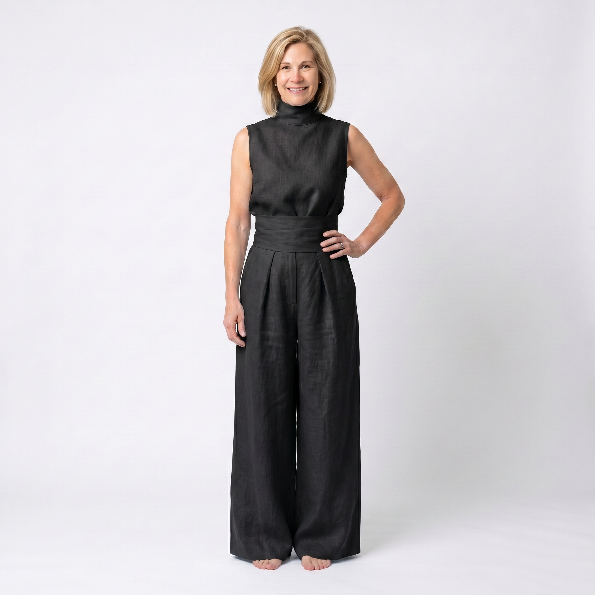 Teya | Elegante Linnen Jumpsuit