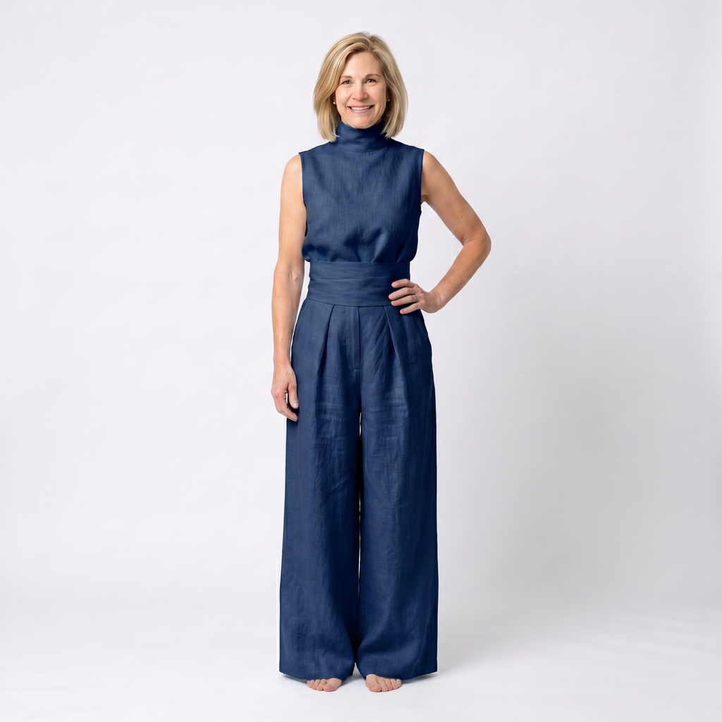 Teya | Elegante Linnen Jumpsuit