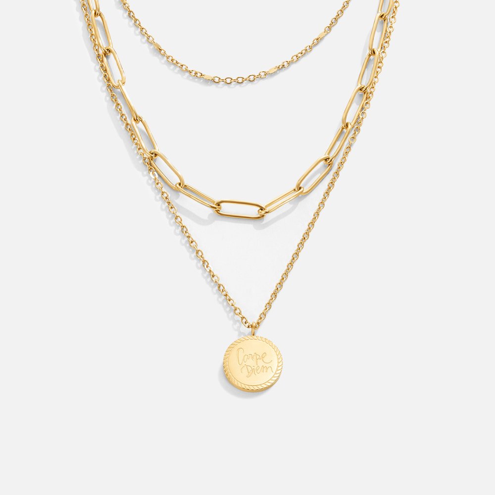 Janie | Coin Gelaagde Ketting