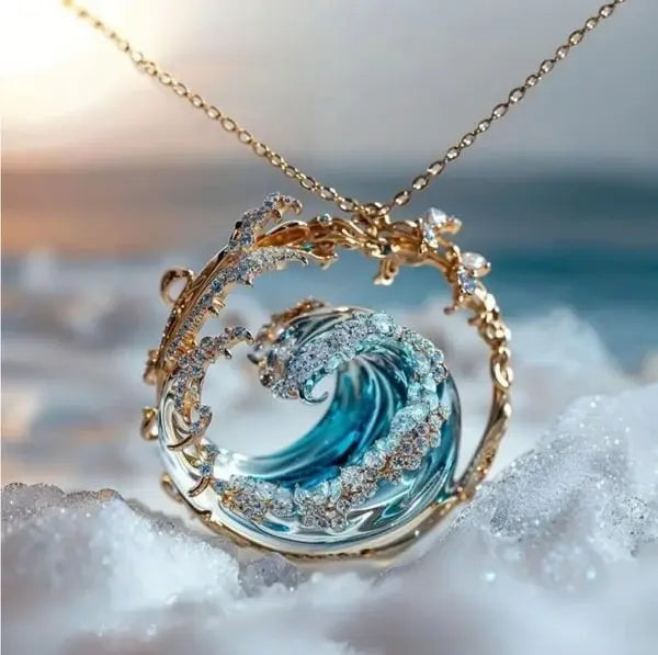 Ketting met hanger “Belofte van de Oceaan”