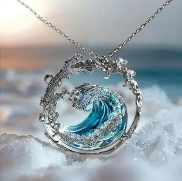 Ketting met hanger “Belofte van de Oceaan”