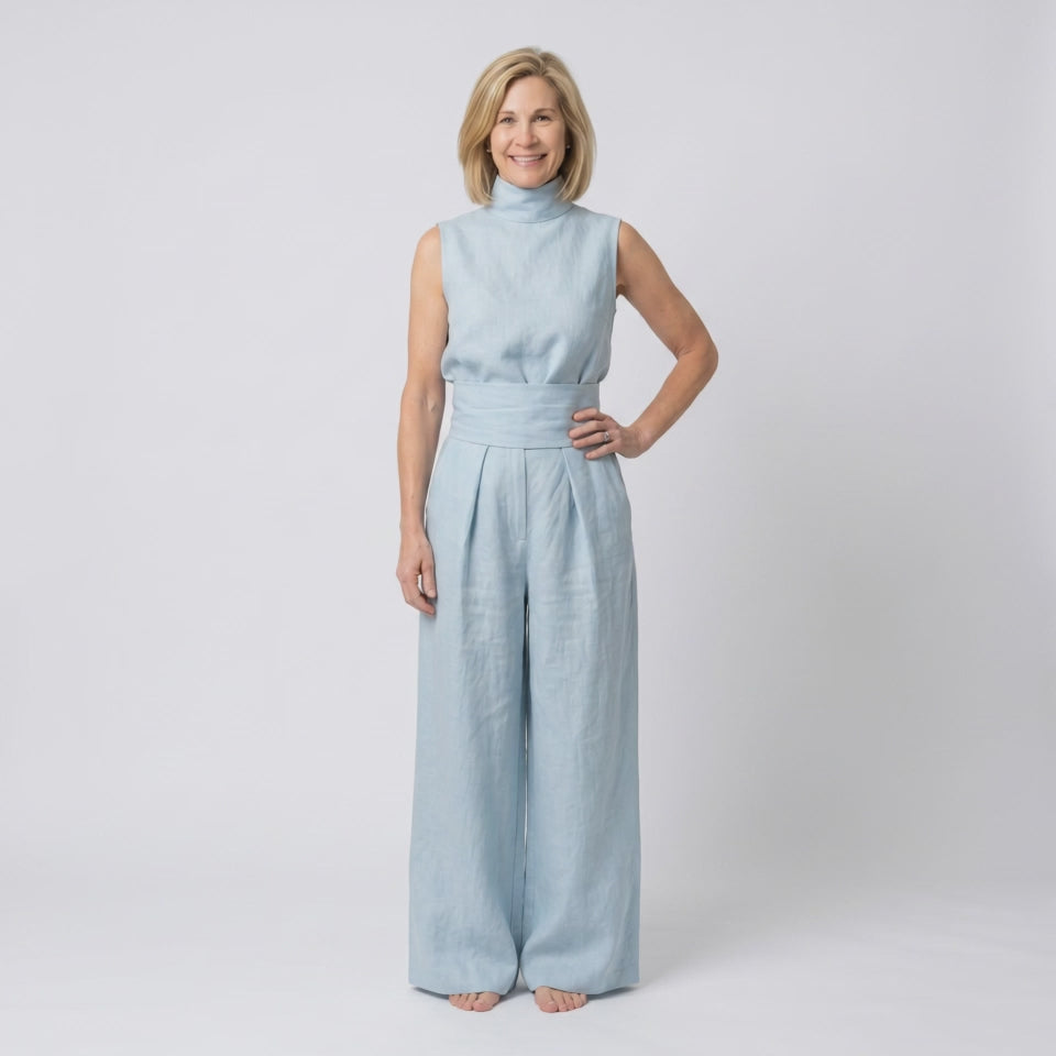 Teya | Elegante Linnen Jumpsuit