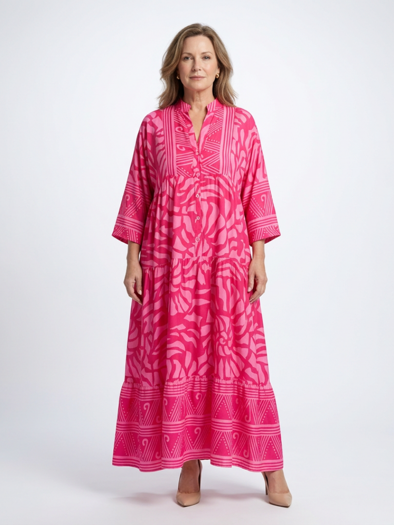 Marielle | Knop Voor Midi Jurk